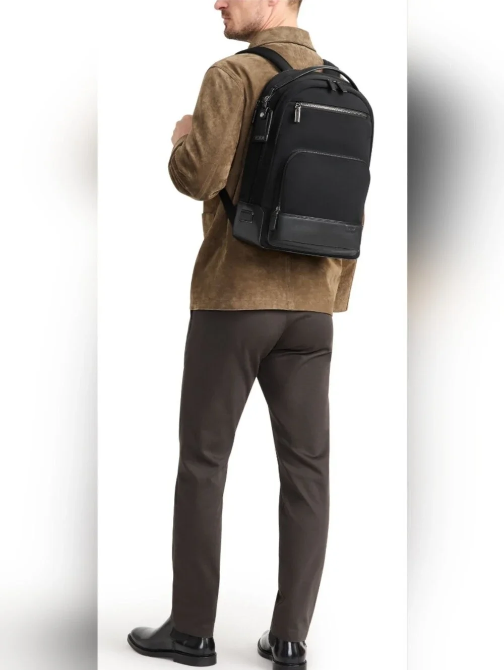 Tumi FIRE! NWOT! The Harrison Warren Backpack in Midnight Black. Sz OS. R2S!